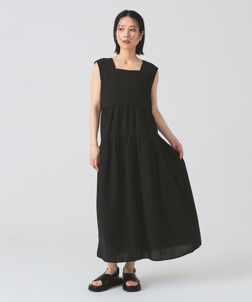 Ray BEAMS（レイビームス）の「スクエアネック ティアード