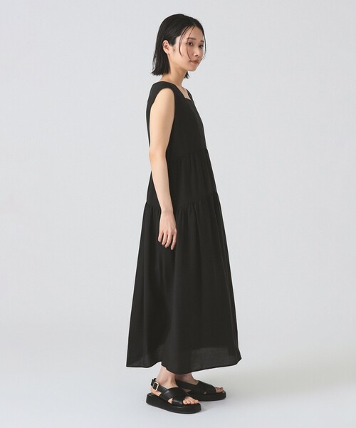 BEAMS/FAIRGROUND 星柄 ノースリーブワンピース BEAMS mini（ビームス ミニ）フラワー柄 ノースリーブ