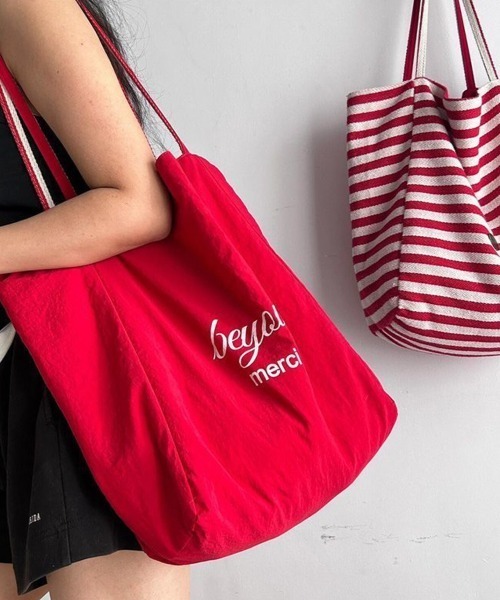 セール】リバーシブル ボーダートートバック（トートバッグ）｜VIVID