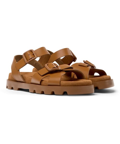 CAMPER カンペール　サンダル　Brutus Sandal レザー　ブラウン カンペール CAMPER BRUTUS SANDAL / サンダル （ブラウン