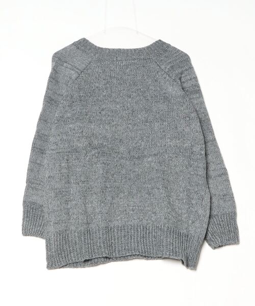 BLANK (ブランク)の「▲Loose silhouette V-neck knit / オーバーサイズニット Vネック(ニット/セーター・レディース・ベージュ/グレー/ホワイト・M)」の21枚目の写真