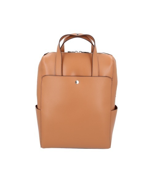 Legato Largo(レガートラルゴ)の「Legato Largo カルイカバン PC収納リュック(バックパック/リュック・レディース・ライトグレー/ブラック/キャメル・FREE)」の3枚目の写真