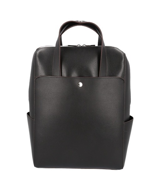 Legato Largo(レガートラルゴ)の「Legato Largo カルイカバン PC収納リュック(バックパック/リュック・レディース・ライトグレー/ブラック/キャメル・FREE)」の1枚目の写真