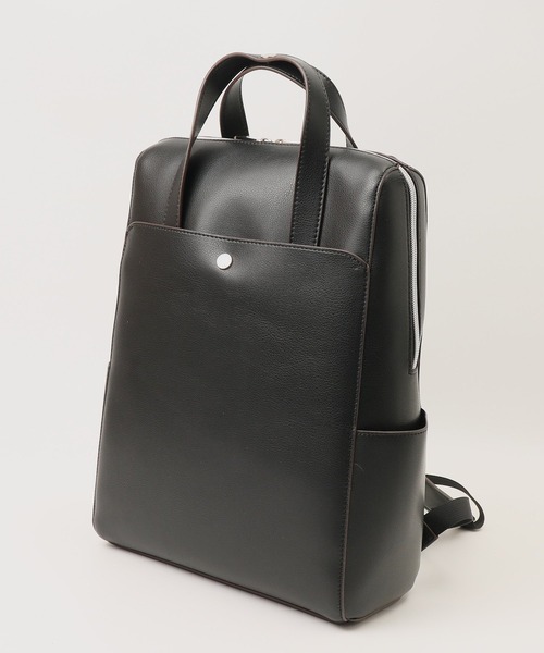 Legato Largo(レガートラルゴ)の「Legato Largo カルイカバン PC収納リュック(バックパック/リュック・レディース・ライトグレー/ブラック/キャメル・FREE)」の13枚目の写真