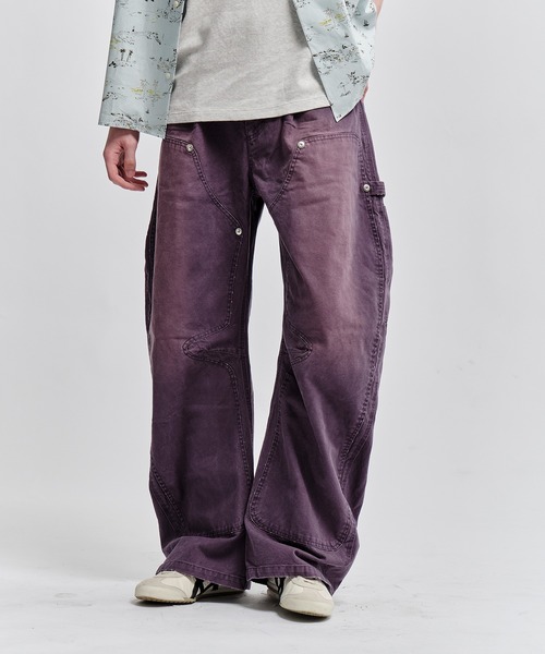 DUCK DOUBLE KNEE CURVED LEG PANTS（その他パンツ）｜CONZ
