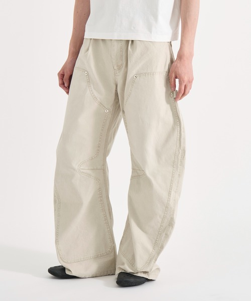 TBPR XL グレーベージュ コットンパンツ TBPR XL グレーベージュ コットンパンツ
