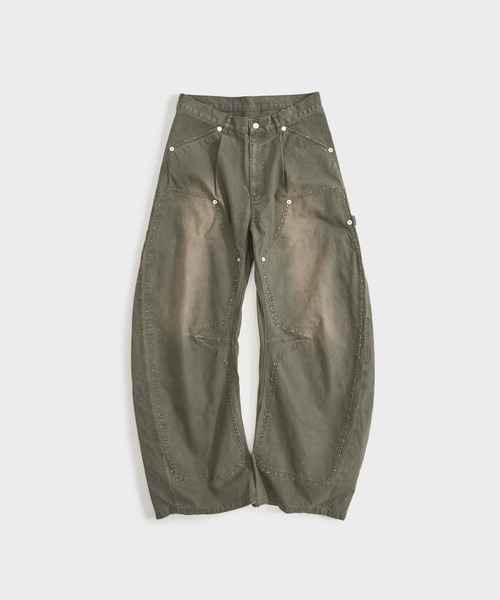 DUCK DOUBLE KNEE CURVED LEG PANTS（その他パンツ）｜CONZ