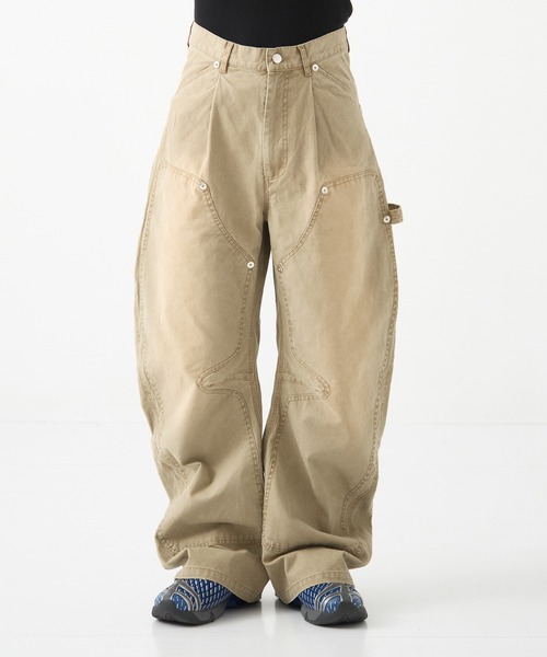 DUCK DOUBLE KNEE CURVED LEG PANTS（その他パンツ）｜CONZ（コンズ