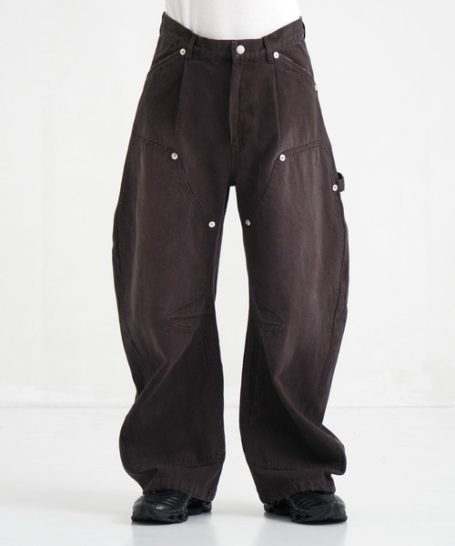 DUCK DOUBLE KNEE CURVED LEG PANTS（その他パンツ）｜CONZ（コンズ