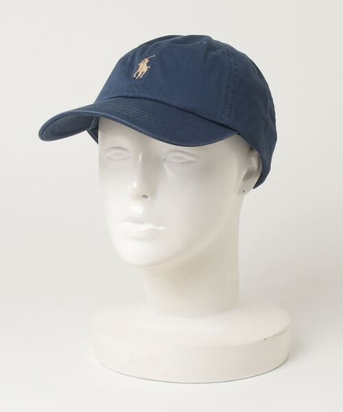 POLO RALPH LAUREN（ポロ ラルフ ローレン）の「コットン チノ ボール キャップ（キャップ・メンズ・ネイビー系1・ONE）」の2枚目の写真