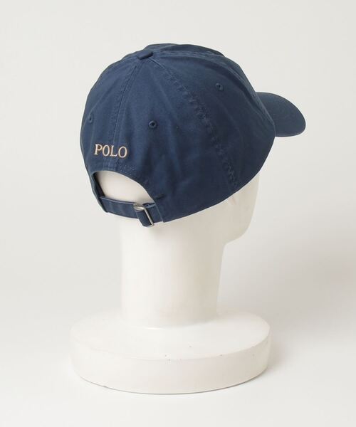 POLO RALPH LAUREN（ポロ ラルフ ローレン）の「コットン チノ ボール キャップ（キャップ・メンズ・ネイビー系1・ONE）」の3枚目の写真