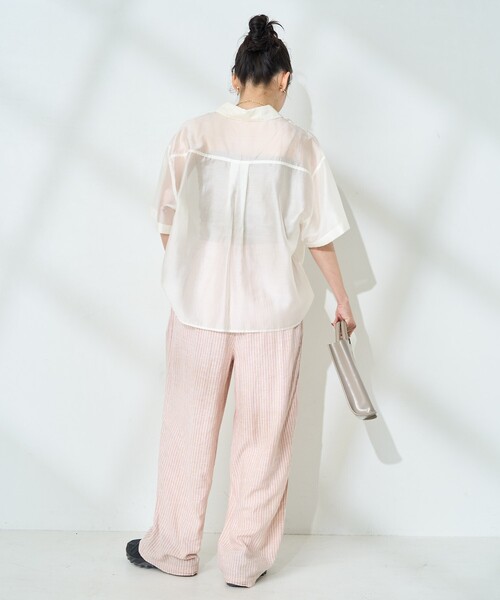 新品✨アッシュペーフランス　taramanda シアー　半袖カットソー 新品✨アッシュペーフランス taramanda シアー 半袖カットソー