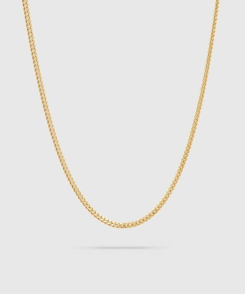 TOM WOOD（トムウッド）の「【TOMWOOD(トムウッド)】Curb Chain M ゴールドネックレス 24.5 inch　ユニセックス（ネックレス・レディース・シルバー・24.5）」の4枚目の写真