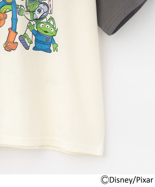 SHOO・LA・RUE(シューラルー)の「【DISNEY】トイ・ストーリー ラグランT(Tシャツ/カットソー・キッズ・チャコール/グリーン系その他5・10/11/12)」の7枚目の写真