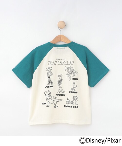SHOO・LA・RUE(シューラルー)の「【DISNEY】トイ・ストーリー ラグランT(Tシャツ/カットソー・キッズ・チャコール/グリーン系その他5・10/11/12)」の10枚目の写真
