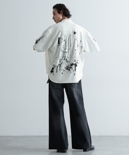 HARE（ハレ）の「シャイニーワイドボレロシャツ(HARE)（シャツ