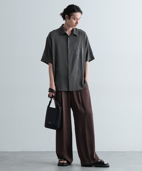 HARE（ハレ）の「ドローイングアートシャツ(HARE)（シャツ/ブラウス・メンズ・ホワイト/ブラック/グレー・SMALL/MEDIUM）」の15枚目の写真