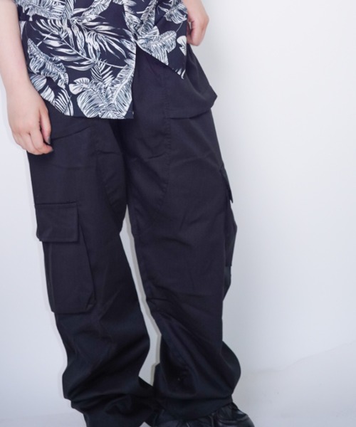 Bling Leads（ブリングリーズ）の「Z)【BLINGLEADS】ABM21457 EAZY カーゴPANT（その他パンツ・レディース・ブラック・FREE）」の3枚目の写真