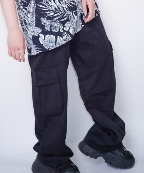 Bling Leads（ブリングリーズ）の「Z)【BLINGLEADS】ABM21457 EAZY カーゴPANT（その他パンツ・レディース・ブラック・FREE）」の5枚目の写真
