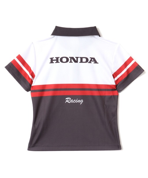 HONDA x atmos pink Racing Polo Shirt / ホンダ アトモス ピンク レーシング ポロ シャツ 「SP」 レディース HONDA x atmos pink Racing Polo Shirt / ホンダ アトモス