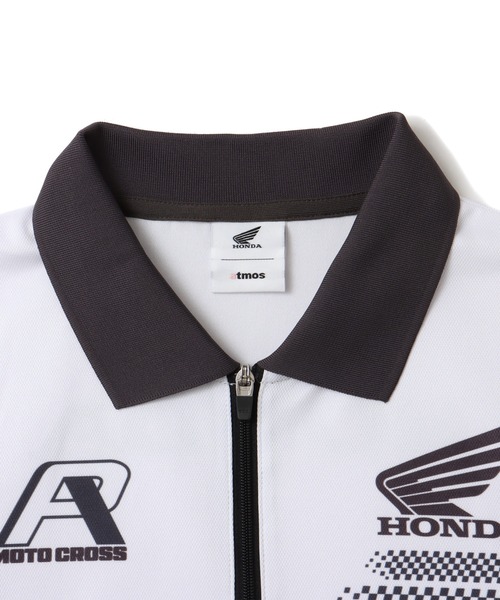 HONDA x atmos pink Racing Polo Shirt / ホンダ アトモス