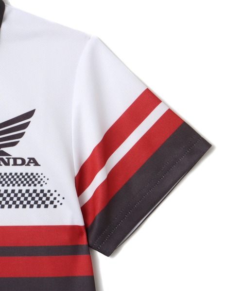 HONDA x atmos pink Racing Polo Shirt / ホンダ アトモス ピンク レーシング ポロ シャツ 「SP」 レディース HONDA x atmos pink Racing Polo Shirt / ホンダ アトモス