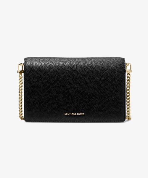 MICHAEL KORS(マイケルコース)の「JET SET ペブルレザー クロスボディ ミディアム(ショルダーバッグ・レディース・ブラック・FREE)」の1枚目の写真