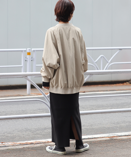 JOURNAL STANDARD relume（ジャーナルスタンダード　レリューム）の「ウォッシャブルナイロンダブルジップMA-1（MA-1・レディース・ブラウン/ベージュ/カーキ・FREE）」の18枚目の写真