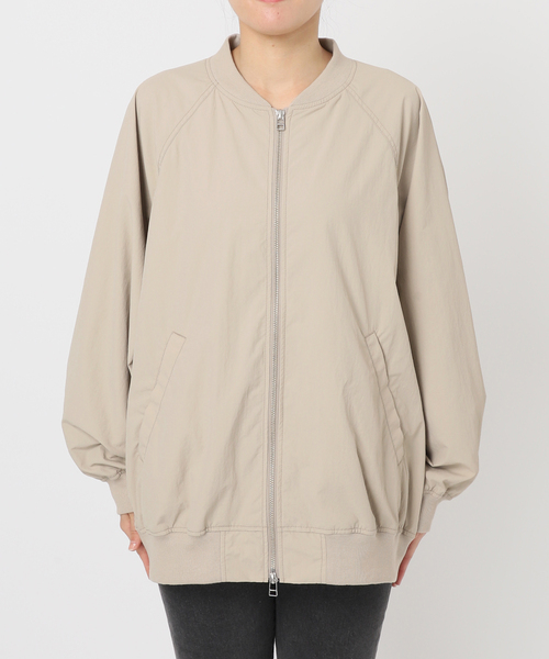 JOURNAL STANDARD relume MA-1 ベージュ ウォッシャブルナイロンダブルジップMA-1（MA-1）｜JOURNAL STANDARD