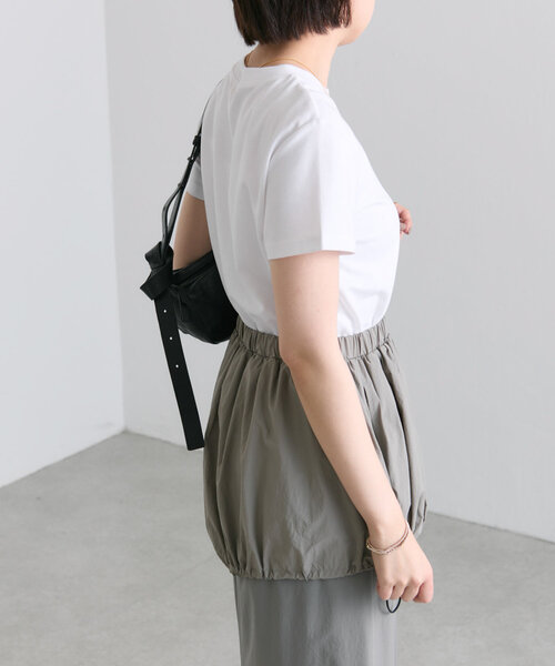 【美品】イアパピヨネ　スミスタイル　リボンワンピース　アシンメトリー　ベージュ 美品】イアパピヨネ スミスタイル リボンワンピース