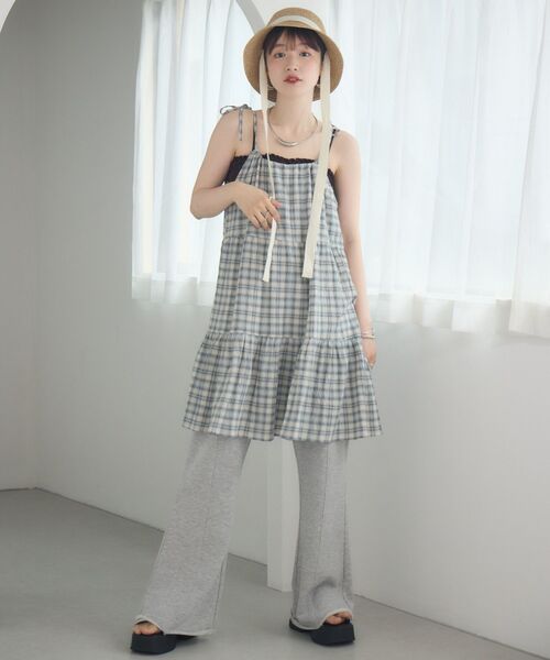 RETRO GIRL（レトロガール）の「フレアスウェットPT（スウェットパンツ・レディース・ホワイト系その他/ライトグレー/ブラック・FREE）」の19枚目の写真