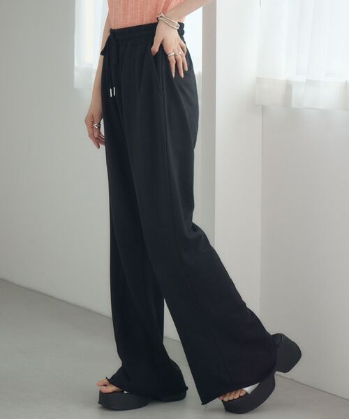 RETRO GIRL（レトロガール）の「フレアスウェットPT（スウェットパンツ・レディース・ホワイト系その他/ライトグレー/ブラック・FREE）」の4枚目の写真