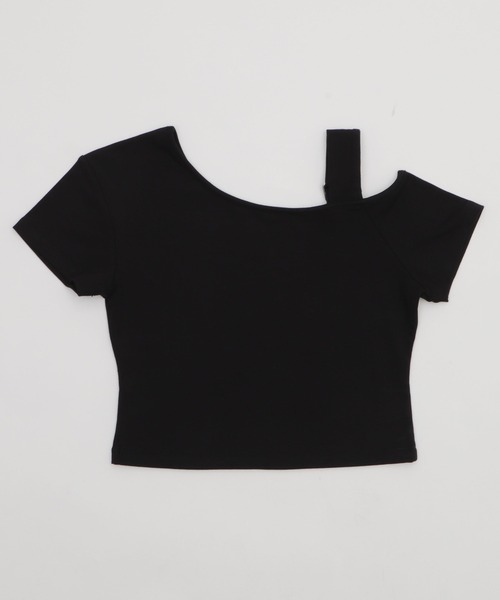 WEGO(ウィゴー)の「WEGO/ベルトワンショルグラフィックちびT(Tシャツ/カットソー・レディース・ブラック/ホワイト・FREE)」の17枚目の写真