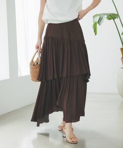 WEB限定/追加》チュールギャザースカート（スカート）｜SLOBE IENA