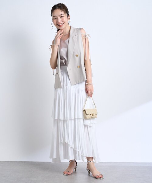 新色追加！miki監修・3サイズあり】イレヘムティアードスカート