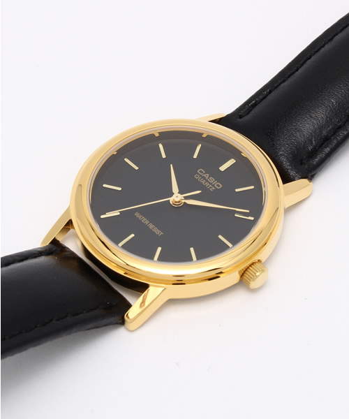 CASIO（カシオ）の「【Ciaopanic】【CASIO/カシオ】CASIO　AnalogLeather（アナログ腕時計・レディース・ブラック・FREE）」の2枚目の写真