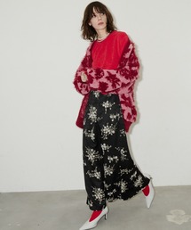 yae（ヤエ）の「Flower embroidery skirt / フラワーエンブロイダリースカート（スカート）」