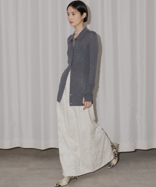 Flower embroidery skirt / フラワーエンブロイダリースカート