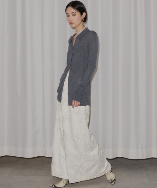 Flower embroidery skirt / フラワーエンブロイダリースカート