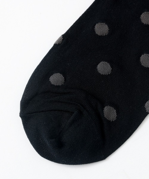 YUQRI（ユクリ）の「【YUQRI/ユクリ】Polka/靴下/シアー/ポルカドット/ギフト【WEB限定】（ソックス/靴下・レディース・ブラック/ベージュ・フリー）」の9枚目の写真