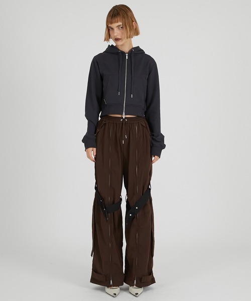 PRANK PROJECT（プランクプロジェクト）の「ストラップトラックパンツ / Strap Track Pants（その他パンツ・レディース・ブラウン/オフホワイト/ブラック・36/38）」の8枚目の写真