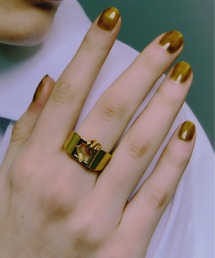 LAPUIS | LAPUIS(ラピュイ) Coil Frame ring(リング)