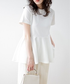 別注】スタイリスト佐藤佳菜子 × SLOANE / スクエアネック リブT