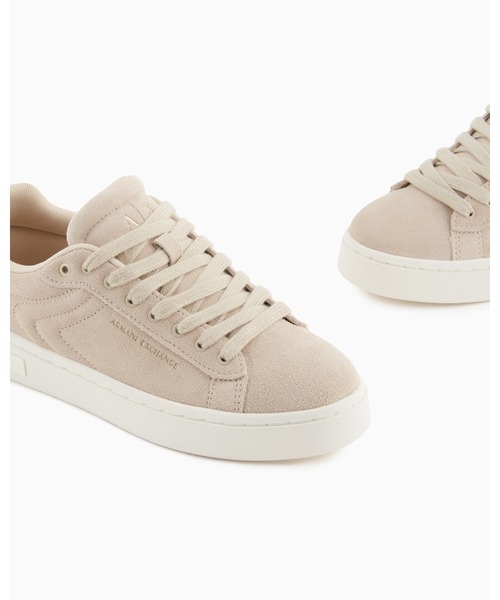 A|X アルマーニ エクスチェンジ】スエード レースアップスニーカー
