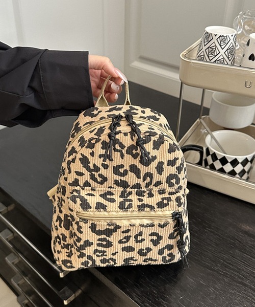 SPADACINIレオパードミニリュック SPADACINIレオパードミニリュック SPADACINI ヒョウ柄レオパード
