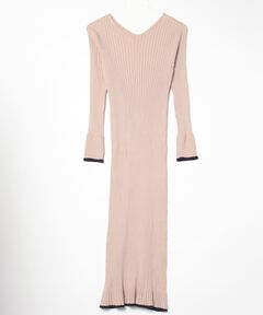 ワンピース Herlipto Back Lace-Up Knit Dress Back Lace-Up Knit Dress（ワンピース）｜Her lip to（ハー