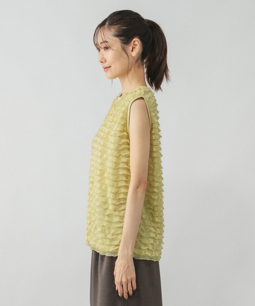 GLOBAL WORK(グローバルワーク)の「ティアードフリルノースリーブ/577912(Tシャツ/カットソー・レディース・グリーン系その他3/ブラック/オフホワイト・LARGE/MEDIUM)」の19枚目の写真