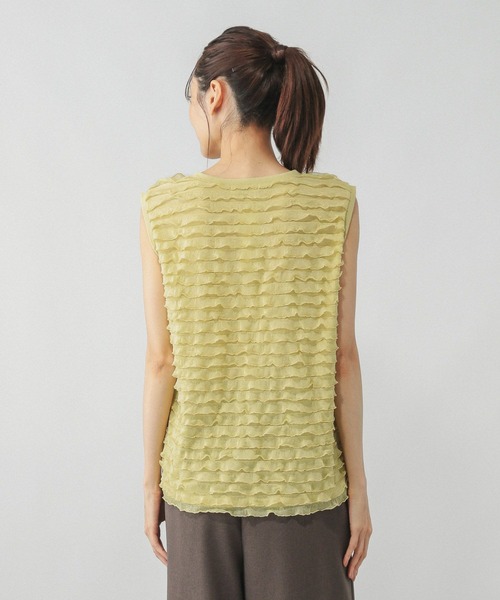 GLOBAL WORK(グローバルワーク)の「ティアードフリルノースリーブ/577912(Tシャツ/カットソー・レディース・グリーン系その他3/ブラック/オフホワイト・LARGE/MEDIUM)」の20枚目の写真