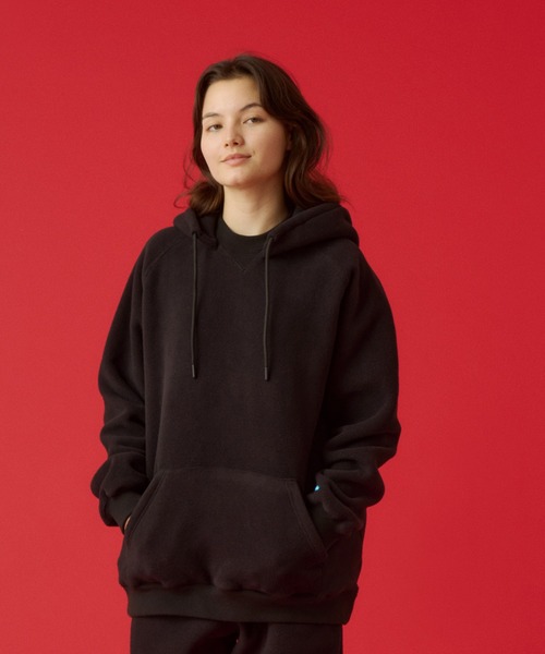 KAVU(カブー)の「KAVU/カブー POLARTEC Parka/ポーラテックパーカー(ブルゾン・メンズ・ブラック/グレー・MEDIUM/LARGE/X-LARGE)」の1枚目の写真