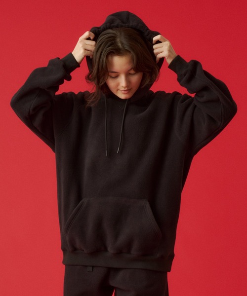 KAVU(カブー)の「KAVU/カブー POLARTEC Parka/ポーラテックパーカー(ブルゾン・メンズ・ブラック/グレー・MEDIUM/LARGE/X-LARGE)」の3枚目の写真